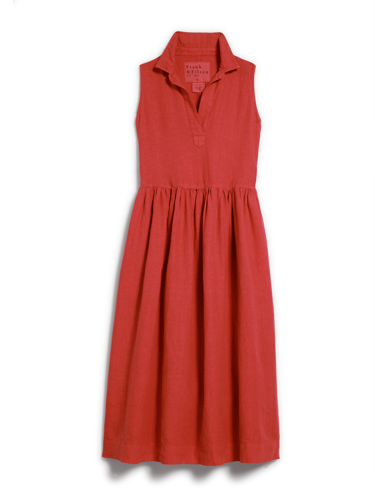 DAPHNE Summer Red, Washed Linen