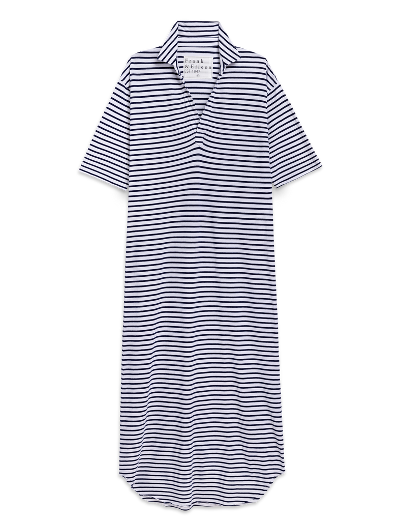 EMMA Navy French Stripe, Heritage Jersey