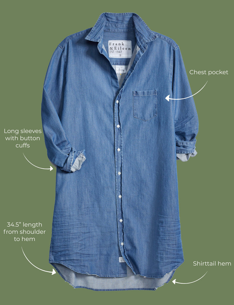 MARY Classic Blue Tattered Wash, Famous Denim