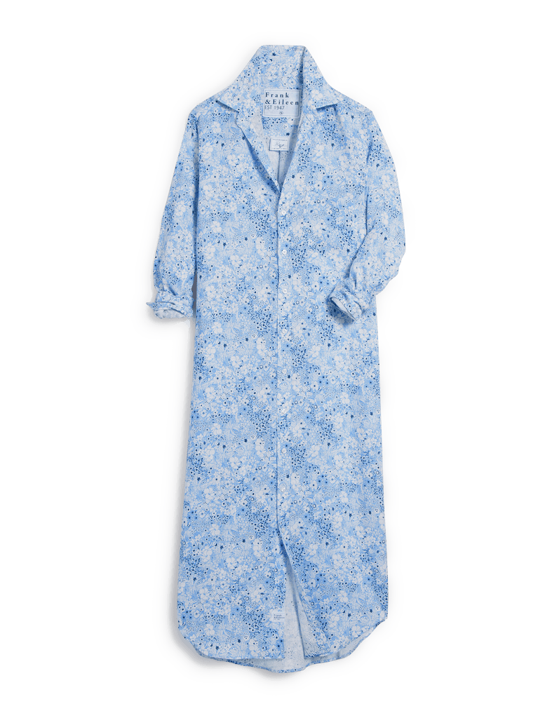 RORY Blue Floral, Italian Classic Linen