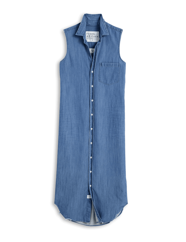 RORY SLEEVELESS Vintage Stonewashed Indigo, Famous Denim